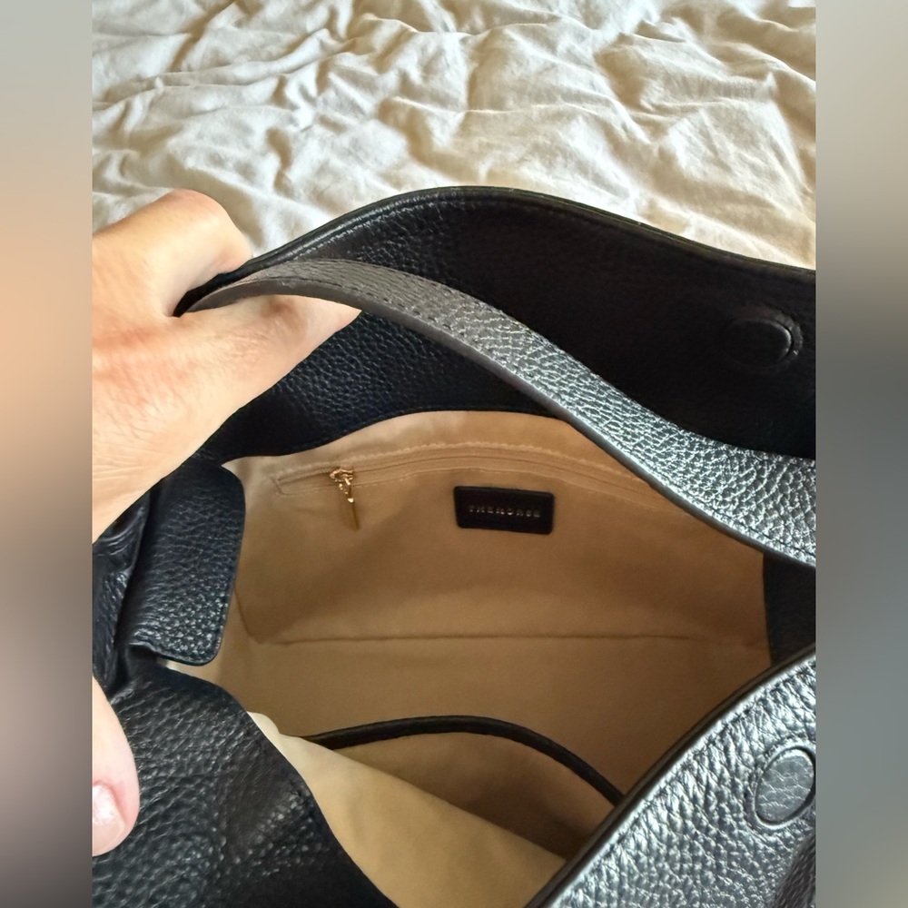 The Horse Black Clementine Shoulder Bag with Gold Hardware - Picture 5 of 5